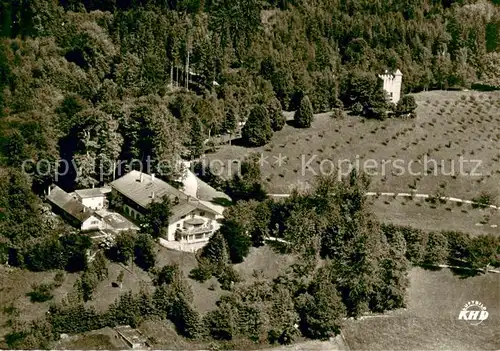 AK / Ansichtskarte Feldkirchen Westerham DRK Erholungsheim Hohenfried Fliegeraufnahme Feldkirchen Westerham