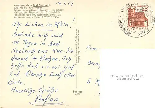 AK / Ansichtskarte Bad_Seebruch Kursanatorium Bad Seebruch Fliegeraufnahme Bad_Seebruch