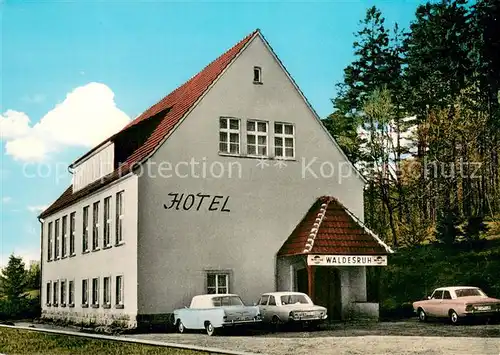 AK / Ansichtskarte Hausen_Hessisch_Lichtenau Hotel Restaurant Waldesruh Hausen_Hessisch_Lichtenau