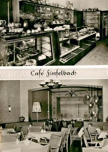 AK / Ansichtskarte Bad_Oeynhausen Cafe Finselbach Verkaufstheke Gaststube Bad_Oeynhausen
