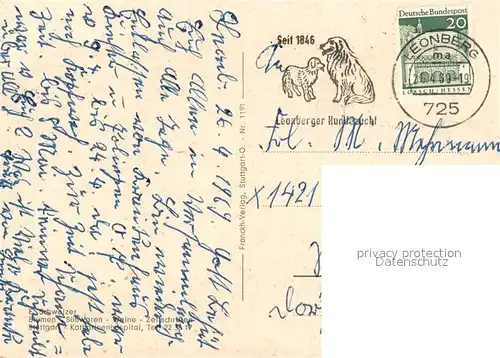 AK / Ansichtskarte Stuttgart Katharinenhospital Stuttgart