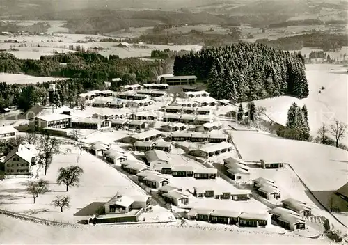 AK / Ansichtskarte Lindenberg_Allgaeu Familienferiendorf Nadenberg Fliegeraufnahme Lindenberg Allgaeu