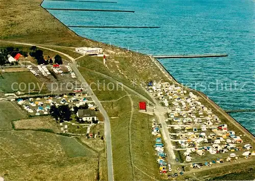 AK / Ansichtskarte Burhave Nordseebad Fliegeraufnahme Burhave