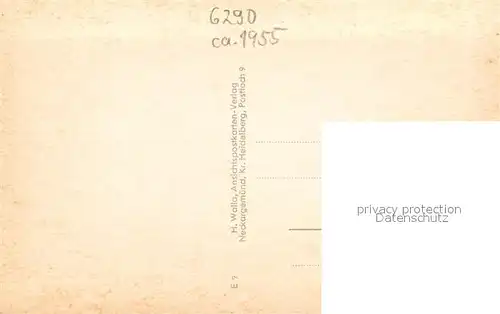 AK / Ansichtskarte Drommershausen Kirche Strassenpartien Schulpartie Drommershausen