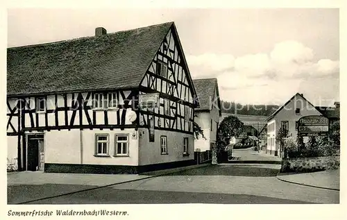 AK / Ansichtskarte Waldernbach Gaststaette zur gemuetlichen Ecke Waldernbach