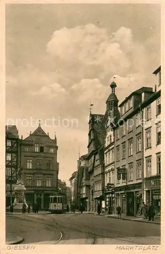 AK / Ansichtskarte Giessen__Lahn Marktplatz 