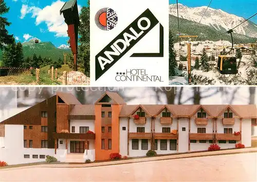 AK / Ansichtskarte Andalo Hotel Continental Gondel Andalo