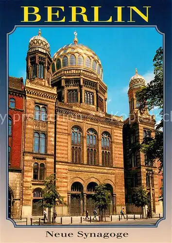 AK / Ansichtskarte Berlin Synagoge Aussenansicht Berlin