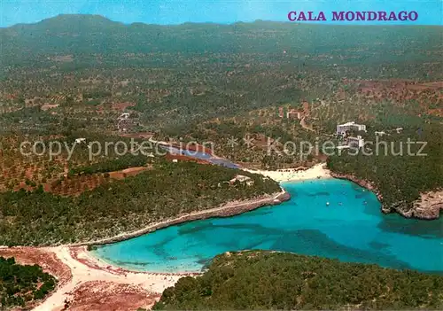 AK / Ansichtskarte Cala_Mondrago Fliegeraufnahme Strand 