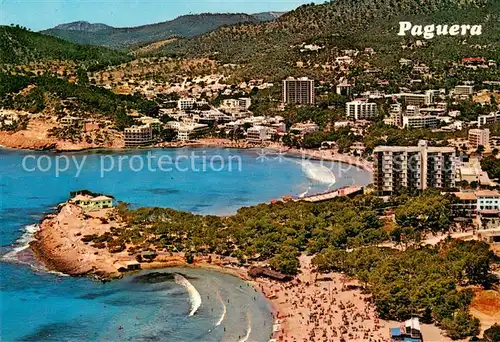 AK / Ansichtskarte Paguera_Mallorca_Islas_Baleares_ES Fliegeraufnahme 