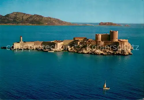 AK / Ansichtskarte Marseille_13 Fliegeraufnahme Le Chateau d If 
