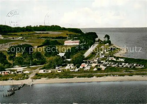AK / Ansichtskarte Aabenraa_Apenrade Fliegeraufnahme Campingplatz Skoerrev Aabenraa Apenrade