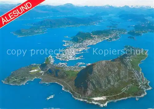 AK / Ansichtskarte Alesund Fliegeraufnahme  Alesund
