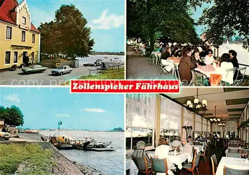 AK / Ansichtskarte Hamburg Zollenspieker Faehrhaus Teilansichten Hamburg