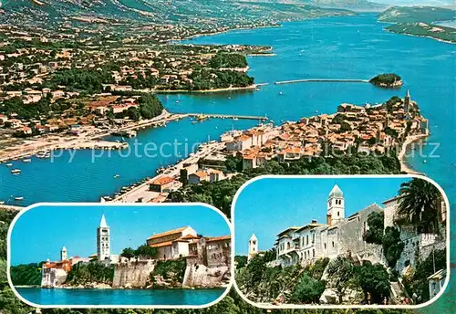 AK / Ansichtskarte Rab_Croatia Fliegeraufnahme Rab_Croatia