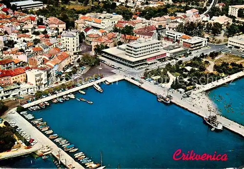 AK / Ansichtskarte Crikvenica_Kroatien Fliegeraufnahme Crikvenica Kroatien