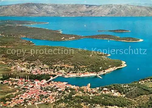 AK / Ansichtskarte Jelsa_Croatia Fliegeraufnahme Panorama 
