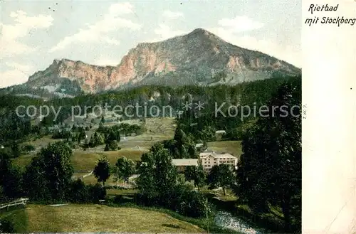 AK / Ansichtskarte Rietbad_930m_Toggenburg_SG mit Stockberg 