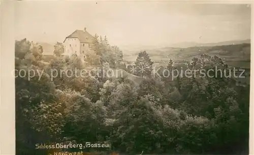 AK / Ansichtskarte Gossau_SG Schloss Wirtschaft Oberberg Gossau_SG