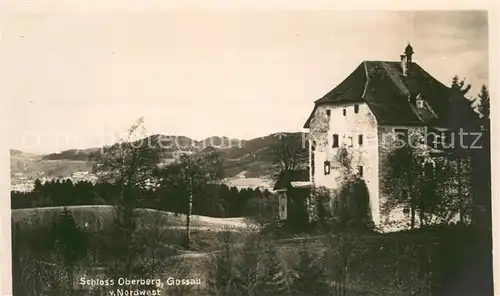 AK / Ansichtskarte Gossau_SG Schloss Wirtschaft Oberberg Gossau_SG