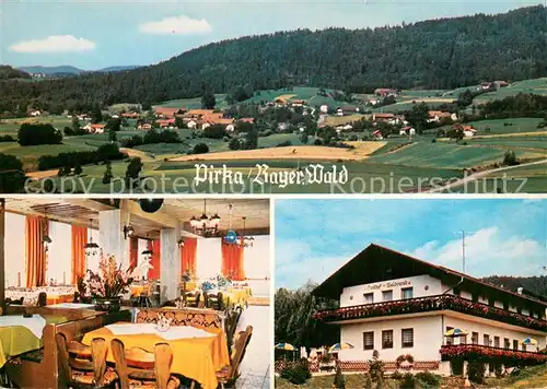 AK / Ansichtskarte Pirka_Viechtach Panorama Gasthof Pension Waldesruh Pirka Viechtach