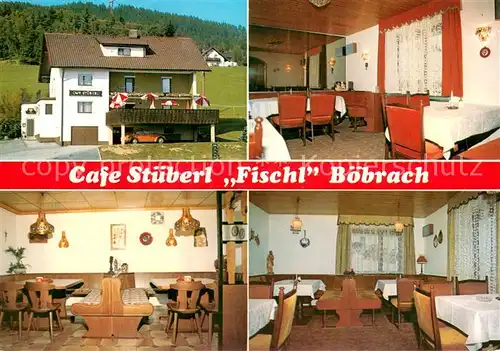 AK / Ansichtskarte Boebrach Cafe Stueberl Fischl Gastraum Boebrach