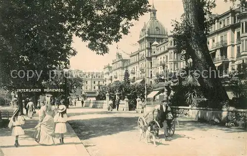 AK / Ansichtskarte Interlaken_BE Hoeheweg Interlaken_BE