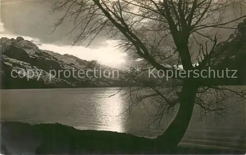 AK / Ansichtskarte Wallensee_Walensee_SG Seepanorama 