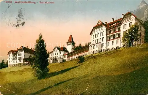 AK / Ansichtskarte Wallenstadt Sanatorium Wallenstadt