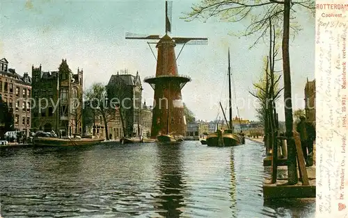 AK / Ansichtskarte Rotterdam Coolvest Molen Rotterdam