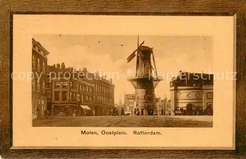 AK / Ansichtskarte Rotterdam Molen Oostplein Rotterdam