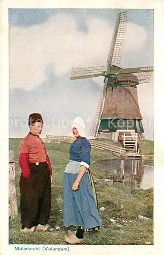 AK / Ansichtskarte Volendam Molenzicht Volendam
