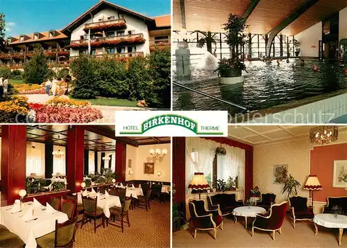 AK / Ansichtskarte Griesbach_Rottal Hotel Birkenhof Therme Restaurant Griesbach Rottal