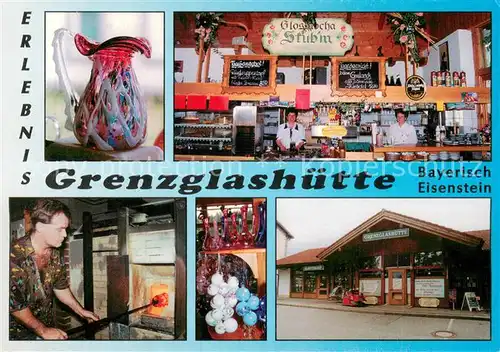 AK / Ansichtskarte Bayerisch_Eisenstein Grenzglashuette Gaststaette Glasbrennerei Bayerisch_Eisenstein