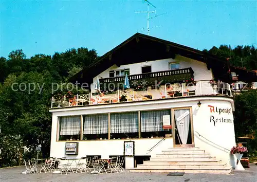 AK / Ansichtskarte Bernau_Chiemsee Hotel Pension Alpenhof Strassenkarte Bernau Chiemsee