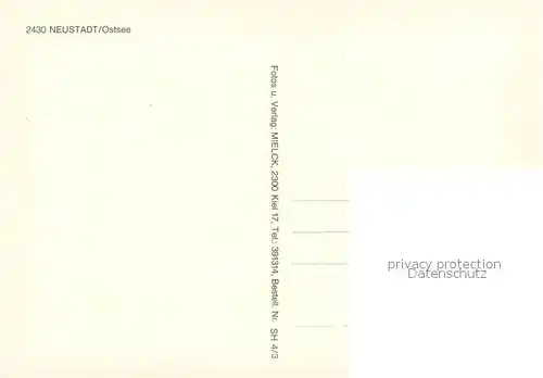 AK / Ansichtskarte Neustadt_Holstein Hafen Fischkutter Wappen Neustadt_Holstein