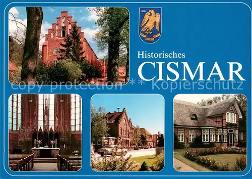 AK / Ansichtskarte Cismar Historische Stadt Teilansichten Wappen Cismar