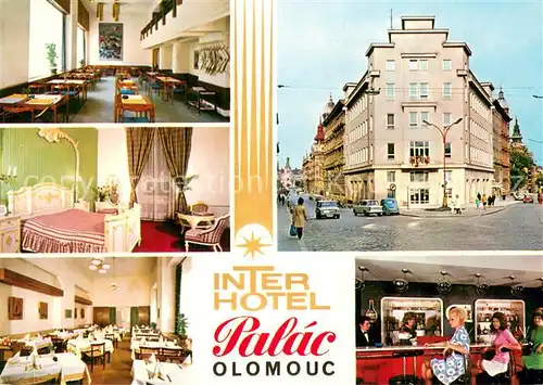 AK / Ansichtskarte Olomouc_Olmuetz_CZ Interhotel Palac Restaurant Bar 