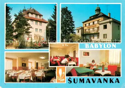 AK / Ansichtskarte Babylon_Babilon_CZ Zotavovna ROH Sumavanka Hotel Restaurant 