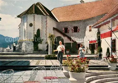 AK / Ansichtskarte Bled Grajsko dvorisce Bled