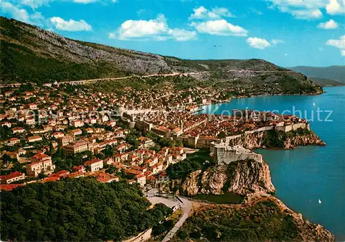 AK / Ansichtskarte Dubrovnik_Ragusa Kuestenpanorama Dubrovnik Ragusa