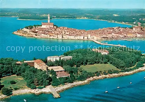 AK / Ansichtskarte Rovinj_Rovigno_Istrien Kuestenort Halbinsel 