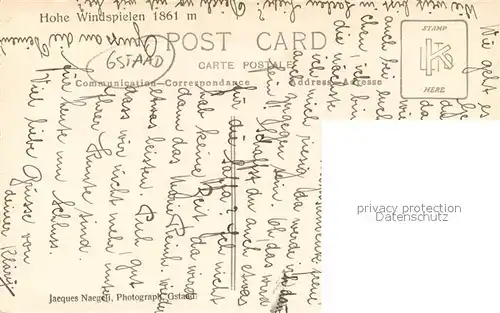 AK / Ansichtskarte Gstaad_BE Hohe Windspielen Rinderherde 