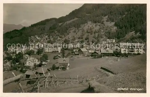 AK / Ansichtskarte Wengen__BE Panorama 