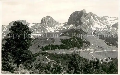 AK / Ansichtskarte Nuenenen_2101m_BE mit Gantrisch 