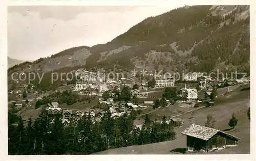 AK / Ansichtskarte Wengen__BE Panorama 