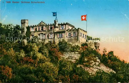 AK / Ansichtskarte Baden__AG Schloss Schartenfels 