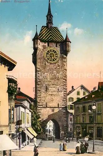 AK / Ansichtskarte Baden__AG Porte de Brugg 