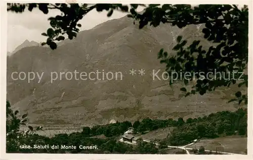 AK / Ansichtskarte Monte_Ceneri_TI Panorama Militaersache 