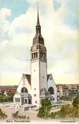 AK / Ansichtskarte Bern_BE Pauluskirche Bern_BE